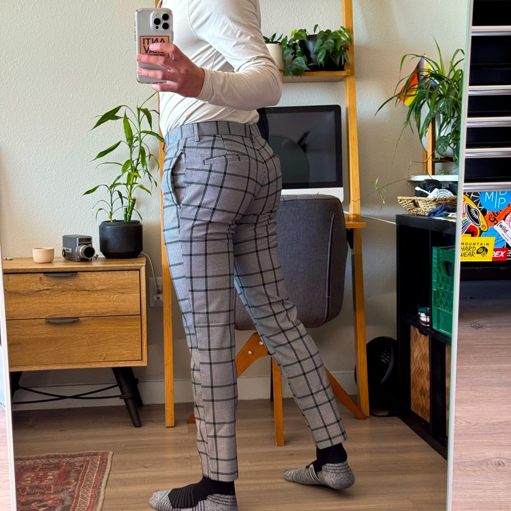 Top Man Plaid Pants